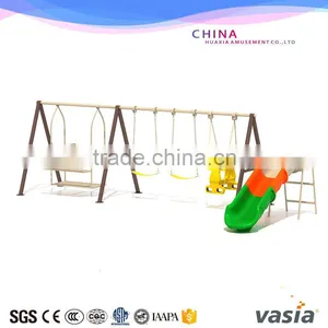 Children Outdoor Slide and Swing/Galvanized Pipe Playground Slide for Kids/kids Swing and Slide thumbnail-2