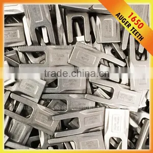 1650 Construction Pengo Type Dirt Augers Flat Teeth Forged Tooth thumbnail-1
