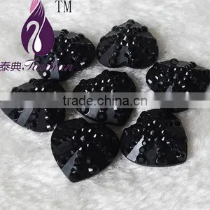 20mm All-Star Heart Rhinestone ,Resin Flatback Gems ,Garment DIY Accessories thumbnail-1
