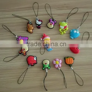 3D Polar Bear Design Rubber PVC Phone Strap Pendant Charm thumbnail-3