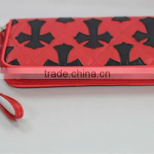 New Women Wallet Purse Bag Leather Wallet ,China Promotional Long Zipper Leather Lady Wallet / Credit Card Holder Zipper Wallet thumbnail-1