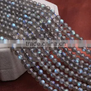 Gemstone Crystal Beads Wholesale 4567A Blu Ray Moonlight Stone Semi Finished Grey Stone DIY Handmade Jewelry thumbnail-2