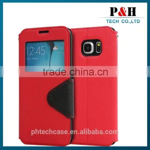 Standable Leather Case for Lenovo S820 thumbnail-4