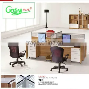 High Quality Glass Cubicle Partition T2 With Modern Design thumbnail-1