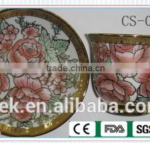 Ceramic Bone China Cup and Saucer thumbnail-1
