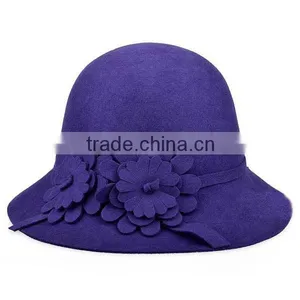 European Style Wool Felt Sauna Hat For Ladies thumbnail-5