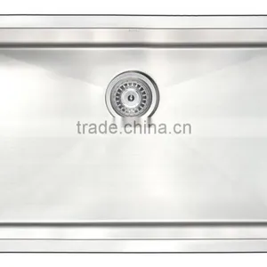 CUPC Handmade Undermount Single Stainless Steel Kitchen Sink Made in China thumbnail-2