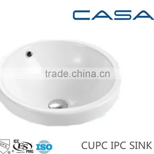 17 Inch Wash Basin Factory Round Drop in CUPC Sink thumbnail-1