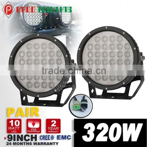 Super Bright 9inch 96w 185w 225w 320w Round Led Driving Light thumbnail-4