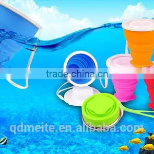 Silicone Rubber Folder Cup /drinking Silicone Folding Cup thumbnail-1