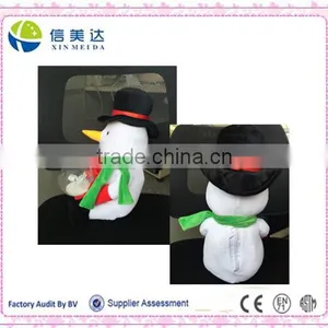 Plush Electric Christmas Snowman Soft Toy With Crystal Ball thumbnail-2