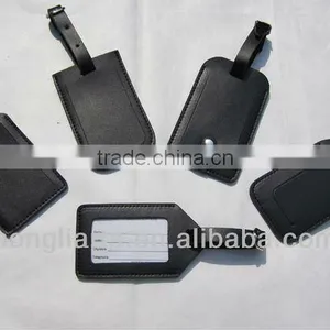 Promotional Travel Durable Cool PVC/PU/Real Leather Luggage Tag thumbnail-3