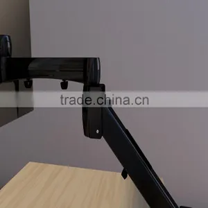 Flexible Desk Clamp Mount LCD Free Standing Office Stand Desk Clamp LCD Mount thumbnail-2