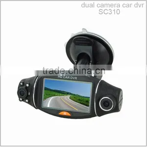 SC310 High Quality 2 Channel Car Dvr 2.7 Dual Camera Gps G-sensor Car Dvr thumbnail-1