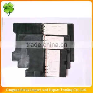 Special Bank Advertisement Green Soft Imitation Leather Office Gift Notepad/organizer/planner/notebook/diary thumbnail-2