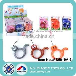 Lovely Cartoon Cat Kids Mini Magnifying Glass Toy thumbnail-1
