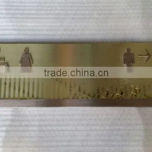 Stainless Steel Letter Image Sign for Door thumbnail-6