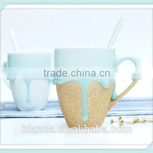 Ceramic Overflow Mug Melting Design Coffee Cup thumbnail-5