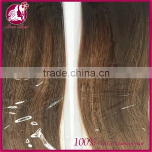 Virgin Indian #2 #8 Two Tone Ombre Colored Hair Weave Bundles for Black Women thumbnail-5