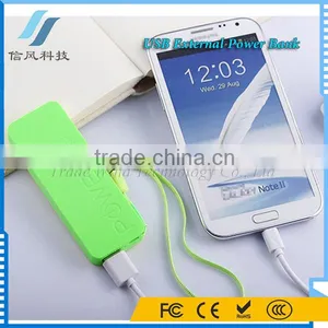 5600mAh Slim USB Power Bank Charger Green thumbnail-1