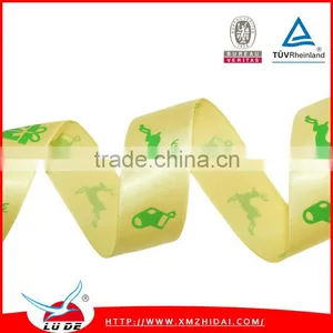 2016 Wholesale Polyester Christmas Printed Ribbon for Holiday Decoration thumbnail-6