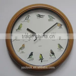 10 Inch Bird Clock With Weather Station thumbnail-1