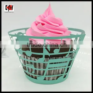 Laser Cut Paper Cupcake Cups Wrappers for Cake Decorative thumbnail-1