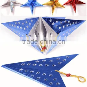 Hot Selling Star Shaped Led Paper Lantern Light thumbnail-4