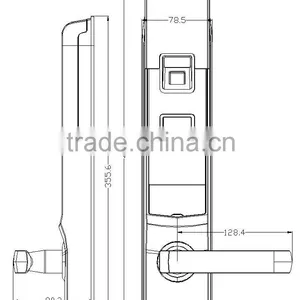 New Design Zinc Alloy Fingerprint Door Lock thumbnail-6