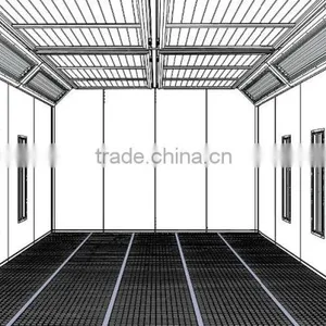 JF Good Spray Booth Middle Price High Effeciency Offer Clean Cabin Purified Air Health Body Painting Room for Sale thumbnail-5