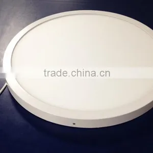 White Frame 36W 85LM/W 600MM Big Size Surface Mounted Round LED Panel thumbnail-4
