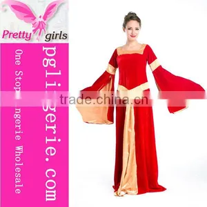 Red Sexy Night Gowns Evening Dress For Ladies thumbnail-6