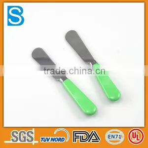 Customize Logo and Color Plastic Handle Small Butter Knife 12 cm thumbnail-4