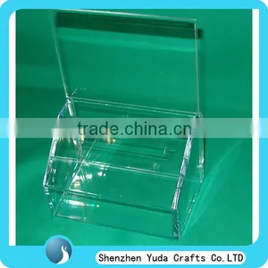 Clear Crystal Like Acrylic Coin Display Box Plexiglass Box High Quality thumbnail-1