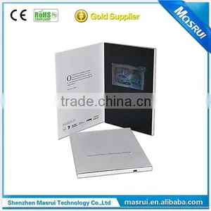 2015 High Quality Customized Printing 2.4"- 10.1" LCD Invitation Wedding Card Video Business Card Video in Print thumbnail-1