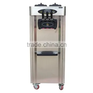 Auto Refrigerated Ice Cream Maker 3 Flavors Commercial Soft Ice Cream Machine25l Capacity/Auto Refrigerated Ice Cream Maker thumbnail-1