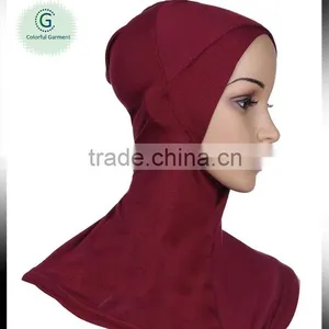 Hot Sell Inner Hijab/underscarf,/muslim Jersey Rhinestone Hijab,/hijab of Muslim thumbnail-1