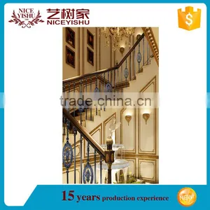 Iron House Stair Railing Design for Sale /cheap Iron Handrails Design thumbnail-5