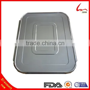 Rectangular Disposable Catering Aluminum Foil Container Lid thumbnail-1