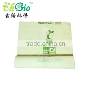 EN13432 Biodegradable Cornstarch Plastic EN13432 ASTMD 6400 Biodegradable Trash Bags thumbnail-3