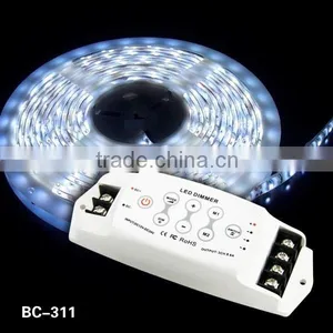 DC5V-24V 8A*3Channel Single Color Led Dimmer Touch Remote Control thumbnail-1