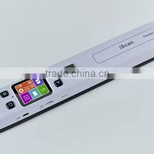 High Speed Portable Scanner A4 Size Document Scanner 1050DPI JPG/PDF Support 32G TF Card Mini Scanner Pen With Pre View PIcture thumbnail-1