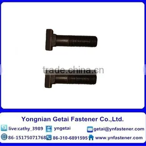 Square Head Bolts With Large/small, DIN933/931 H.D.G / Galvanized With Black /yellow Zinc Plated/blue White thumbnail-4