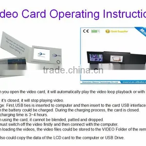 Professional Manufacturer Digital Business Card Business Video Message thumbnail-2