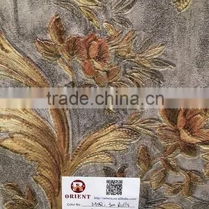 2015 Dubai Big5 Hot Sale Ancient Style PVC Waterproof Designs Wallpaper thumbnail-1