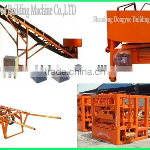 QT4-24 Vibrate Block Production Machine / Cement Block Production Line DONGYUE thumbnail-1