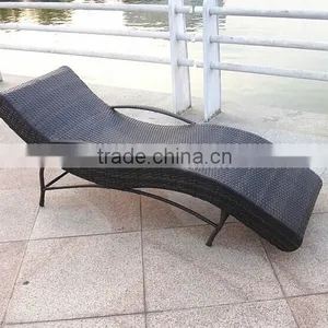 Outdoor Wicker Rattan Chaise Sun Beach Pool Lounge Furniture thumbnail-2