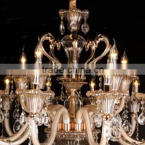 Lobby Flame Cheap Crystal Chandelier thumbnail-2