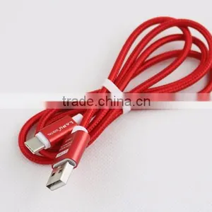 Type c Cable Metal Nylon Woven USB Cable With Blister for Huawei,ZTE,xiaomi,Lenovo,Asus thumbnail-4