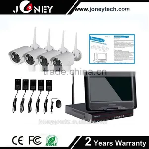 Wifi ip Camera With Nvr Kit With 4 Pieces ip Camera Wireless Nvr Kit thumbnail-1